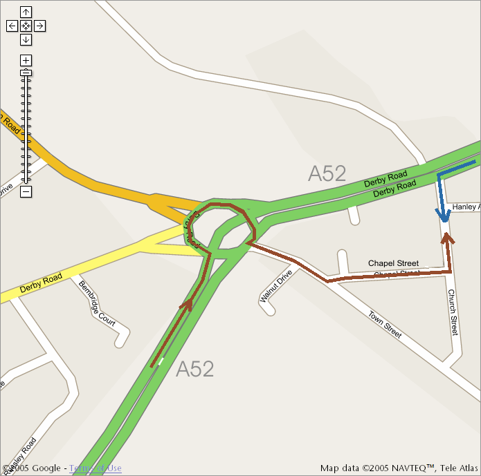 Location of West Nottingham Chess Club